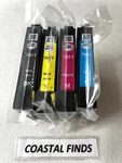 Epson Ink Cartridge Cmyk Set Of 4 Initial New Oem Sealed WF-3720 3730. Fixed Price $16.72.