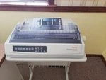 Okidata Microline ML321 Turbo 9-PIN Impact Printer Model GE7001A. Fixed Price $240.00.
