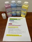 4 Toner For Xerox Phaser 6180, 6280, Lexmark X560 Printer (refill Only). Fixed Price $89.00.