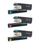 Lexmark X945X2CG, X945X2MG, X945X2YG Genuine High Yield Toner Set (cmy). Fixed Price $80.00.