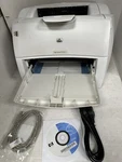 Hp Laserjet 1300N Workgroup Printer-- With Cd, Grade No Paper Tray Cover. Fixed Price $360.05.