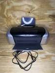 Epson Stylus C88+ Digital Color Inkjet Printer B251A Power Tested Only. Fixed Price $34.99.