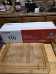 Canon Cartridge 118 Cyan Laser Printer LBP7220C 7660C MF726C 729C 8350 8380. Fixed Price $69.99.