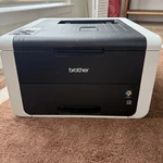 Brother HL-3170CDW Color Laser Printer Low Use 6K Pages W/toner Duplex Wi-fi. Fixed Price $150.00.