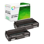 2PK Tct Prem SP-3400 Black For Ricoh Aficio SP3400N SP3400SF Compatible Toner. Fixed Price $80.99.