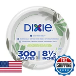 Dixie Pathways 8.5" Medium-weight Disposable Paper Plates, Count (UX9P300). Fixed Price $63.18.