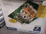 Epson Perfection 1250 Photo Slide Scanner 1200X2400 Dpi Usb W/ 35MM Adapter. Fixed Price $94.50.