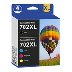 4PK T702 Ink Cartridge Epson Workforce WF-3720 WF-3730 WF-3733. Fixed Price $14.75.
