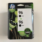 Pk Hp Genuine 96 Black Ink Cartridges C9348FN Oem Expired Sealed Oj 7210 7410. Fixed Price $79.99.