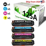 125A Toner Cartridge CB540A-3A For CP1214 CP1518NI MF8030CN Printer (4PK,BCMY). Fixed Price $240.39.