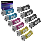 For Dell 2150CDN, 2150CN, 2155CDN 2155CN Toner 10PK 8 Black 4 Cyan Mag Yello. Fixed Price $52.99.