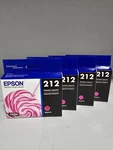 Genuine Epson 212 Ink Cartridge Magenta XP4100 XP4105 WF-2830 WF-2850 4PACK 2027. Fixed Price $29.99.
