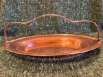 Vintage Acme Chicago Copper Tray W/handle 12 Inches By 7. Fixed Price $20.00.