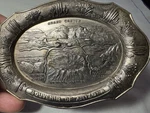 1950 Souvenir Tray Of Arizona Grand Canyon Az Occupied Japan Coolidge Dam Meteor. Fixed Price $36.95.
