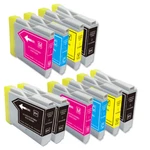 10P Ink Set Compatible With Brother LC51 MFC-3360C MFC-440CN MFC-465CN MFC-885CW. Fixed Price $23.03.