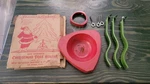 Vintage Metal Christmas Tree Stand By New Monarch Des Moines Iowa Baked Enamel. Fixed Price $14.99.