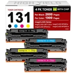 Pk CRG131 Toner (bcmy) For Canon Imageclass LBP7110CW MF624CW MF628CW. Fixed Price $45.60.