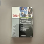 New 100 Sheets Office Depot Professional Photo Paper Gloss 4" X 6" Mil/. Fixed Price $19.99.