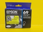 Epson T069 Durabrite Ultra Genuine Ink Standard Capacity Black Cartridge. Fixed Price $18.00.