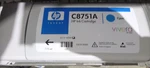 Genuine Hp C8751A Cyan 775ML Ink Cartridge (C8750A) CM8050 CM8060 Color Mfp. Fixed Price $17.50.