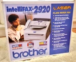 Brother Intellifax 2920 Laser Plain Paper Phone And Copier New Box. Fixed Price $229.00.