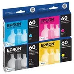 Genuine Epson 60 Ink Cartridge Pack For Stylus C68 C88 CX3800 CX3810 CX4200. Fixed Price $24.50.