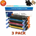 3PK Color Toner For Hp C9720A 641A Laserjet 4600N 4610N 4650DN Printer. Fixed Price $165.00.