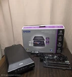 Epson Perfection V550 Photo Color Flatbed Scanner W/power Cord & Box Tested. Fixed Price $340.00.