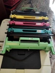 Brother Paper Color Laser Printer Tray W Used Toners HL-4040CN. Fixed Price $129.99.