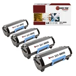 4PK Lts 331-9806 Black Hy Compatible For Dell B2360 B3460 B3465 Toner Cartridge. Fixed Price $271.89.