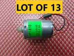 Lot Of 13 Hp Printer Main Carriage Stepping Drive Motor C9000-60005 (see List). Fixed Price $78.00.