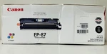New Genuine Canon EP-87 Black Toner Cartridge Box Color Imageclass MF8150C. Fixed Price $23.99.