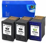 3 Reman Hp 56XL 57XL Black-color Ink Deskjet 5650 9650 9670 9680 450 5850 5550. Fixed Price $29.87.