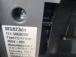 Lexmark MS823DN Monochrome Laser Printer 50G0200, W/toner, Low Count. Fixed Price $240.00.
