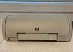 Hp Deskjet 3320 Standard Inkjet Printer With Cords-white. Fixed Price $28.00.
