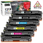 5PK CF210A Toner Cartridge For Hp 131A Laserjet Pro 200 Color M251NW M276NW. Fixed Price $54.98.