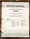 Orion VR0220 Vcr Service Manual *original*. Fixed Price $19.97.