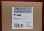 08-2019 Genuine Epson T5967 Light Black Ink 350ML For Stylus 7890/7900/9890/9900. Fixed Price $78.89.