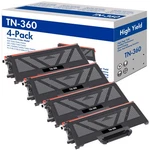 1-4PK TN360 Toner Cartridge For Brother TN-330 HL-2140 HL-2170W MFC-7340 7840W. Fixed Price $29.85.