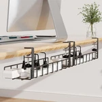 2 Pack Cable Management Under Desk Tray, 31.4" No Drill Wire Manag.... Fixed Price $26.95.