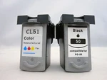 Ink Cartridge For Canon MP460 MP450 MP180 160 MX310 MX300 PG50 Bk CL51 Color 2PK. Fixed Price $34.00.