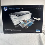 Hp Photosmart C4480 All One Printer Copy, Print, Scan White New Box. Fixed Price $185.99.
