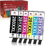 Ink Cartridge For Canon PGI-280XXL CLI-281XXL Pixma TR7520 TR8520 TS9120 TS8220. Fixed Price $12.83.