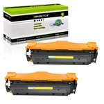 2PK CC532A Yl Toner 304A Fit For Hp Color Laserjet CP2025 CM2320NF CM2320FXI Mfp. Fixed Price $34.59.