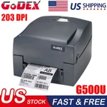 Godex G500U 4" Thermal Transfer & Direct 203DPI Usb Lable Printer Usa. Fixed Price $235.99.