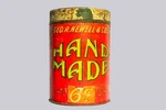 Rare 1910S Newell Hand Made Paper Label 25 Humidor Cigar Tin Good Condition. Fixed Price $60.00.