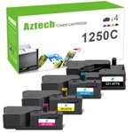 4PK Black Color Toner Set Cartridge 1250 For Dell Laser C1765NFW Printer. Fixed Price $24.58.