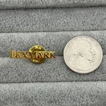 Lexmark Printer Company Spell Out Logo Gold Tone Employee Pinback #59953. Fixed Price $22.68.