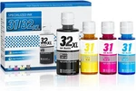 4PK 32XL 31 Ink Bottles For Hp Smart Tank 450 455 5000 6001 7301 7001 5101. Fixed Price $29.00.