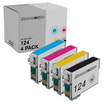 4PK Reman Black & Color Printer For Epson 124 Ink Cartridge Stylus NX230 NX330. Fixed Price $14.99.